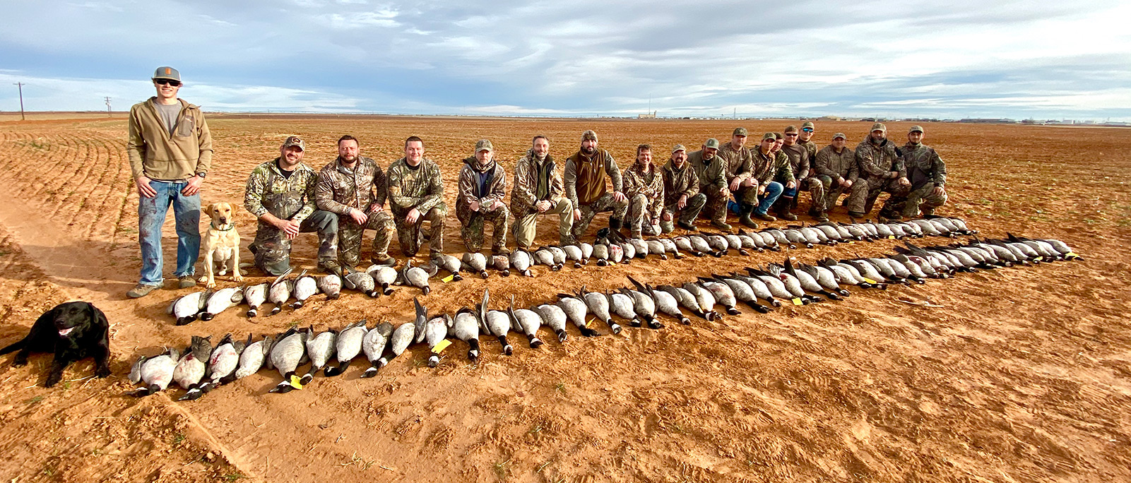 group photo fowl hunting